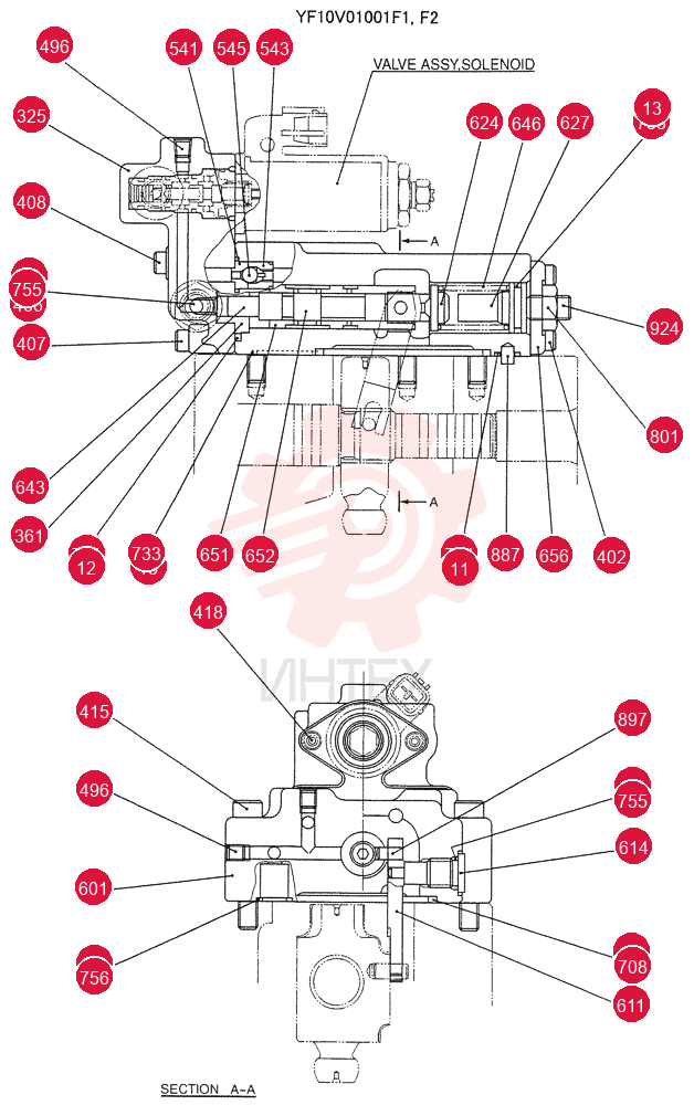 O-RING YX10V01001S010