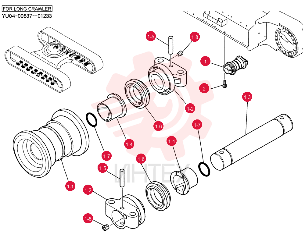 ROLLER ASSY, TRACK YF64D00003F1