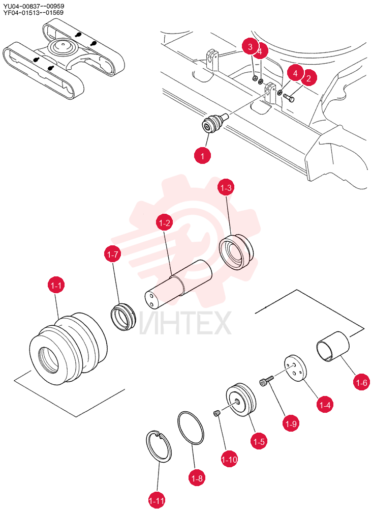 ROLLER ASSY, UPP YN64D00022F1