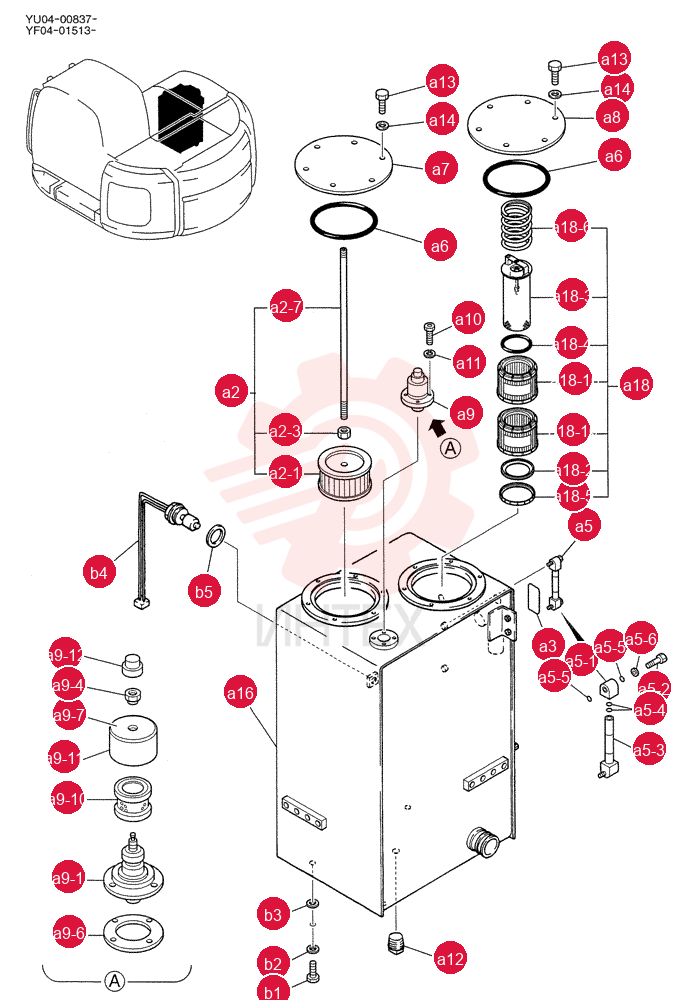 TANK ASSY, HYD YF33H00002F4