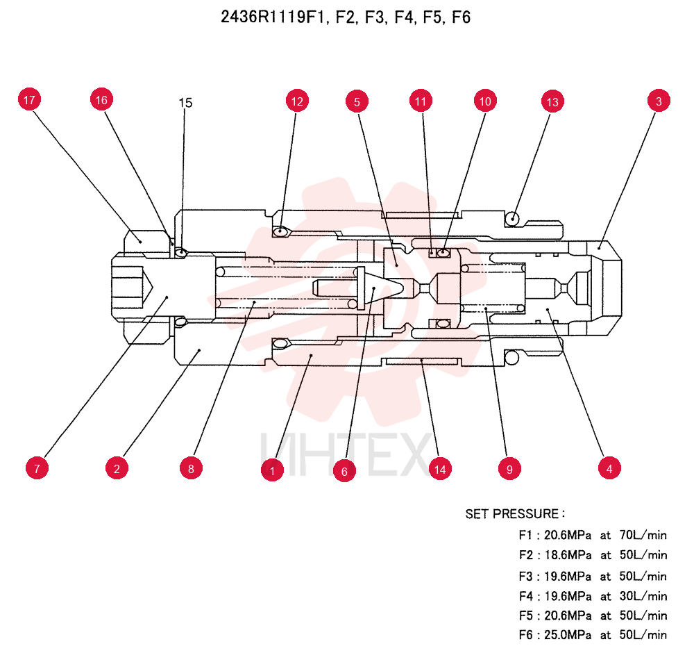 VALVE 2436R1119F1