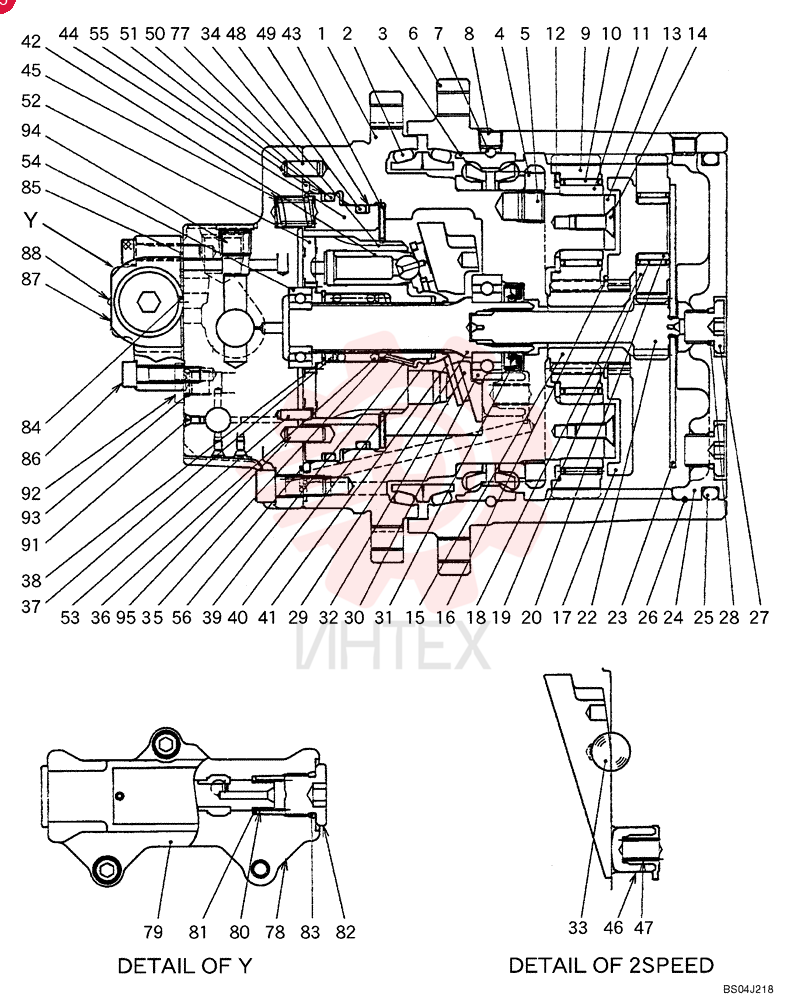 HYDRAULIC MOTOR,671CC