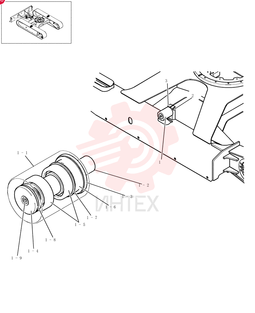 ROLLER ASSY. PW64D01017F1