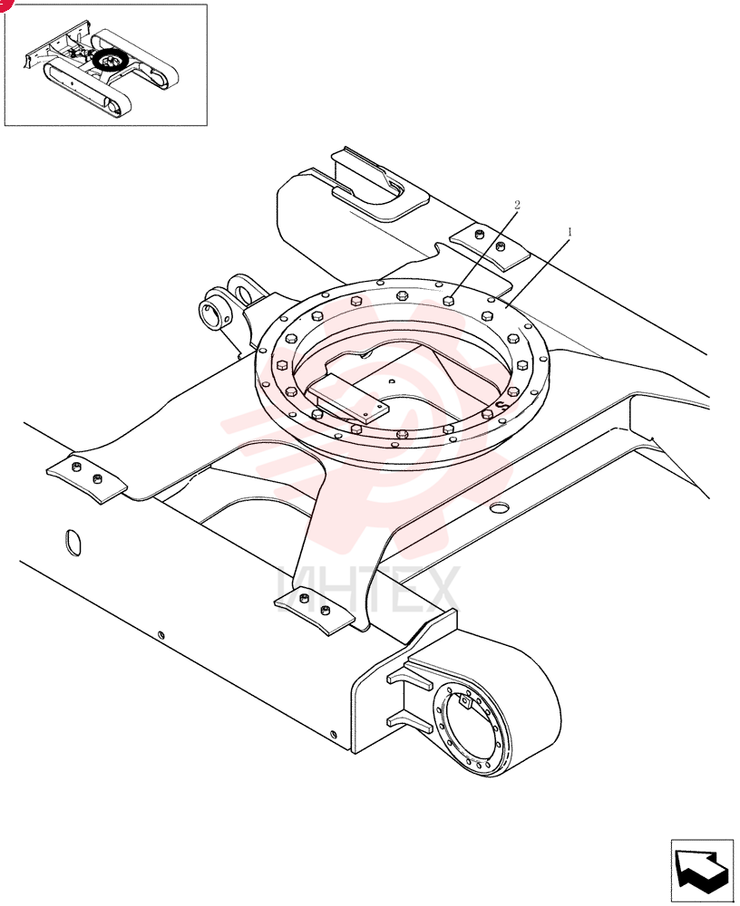 SLEWING RING PM40F00014F1
