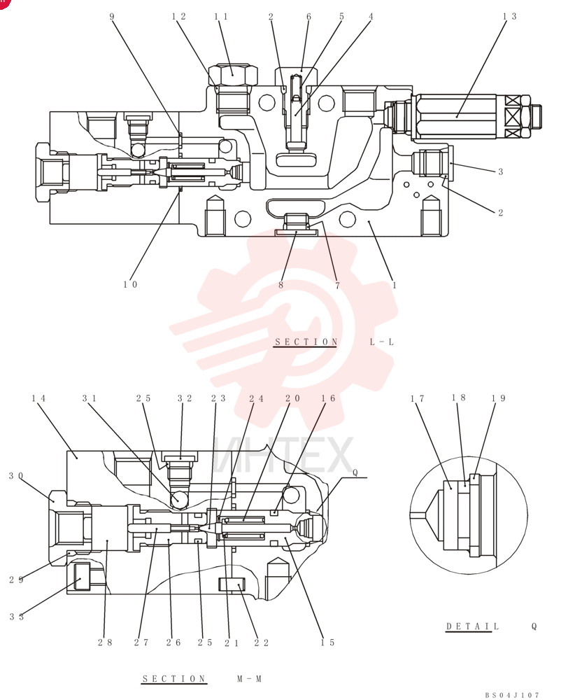 VALVE SECTION PM30V00048F1