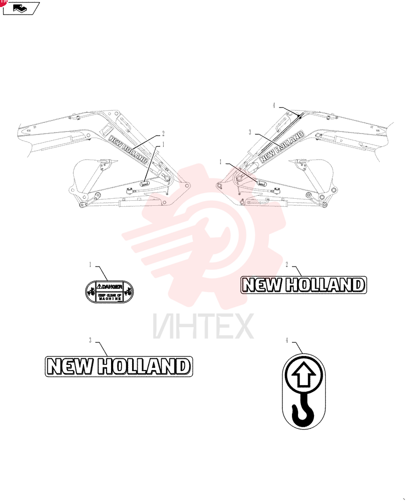 DANGER DECAL PE20T01012P1