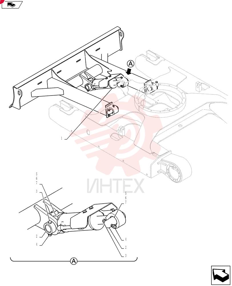 HYDRAULIC CYLINDER PV01V00047F2