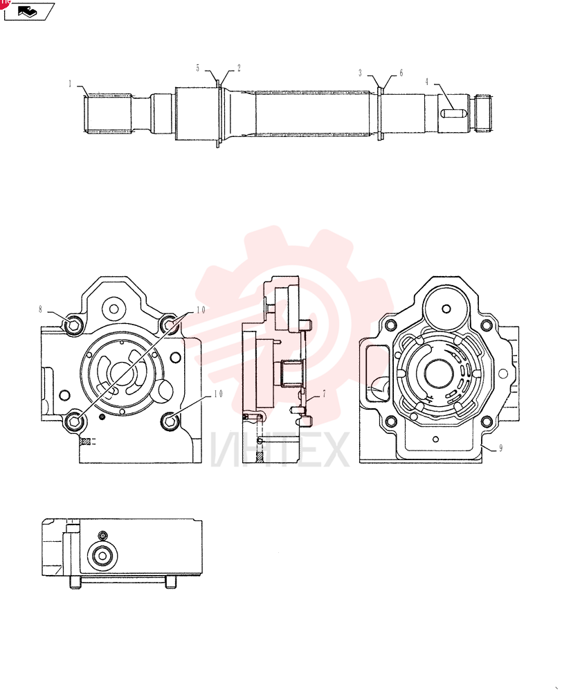 SHAFT PM10V01001S001
