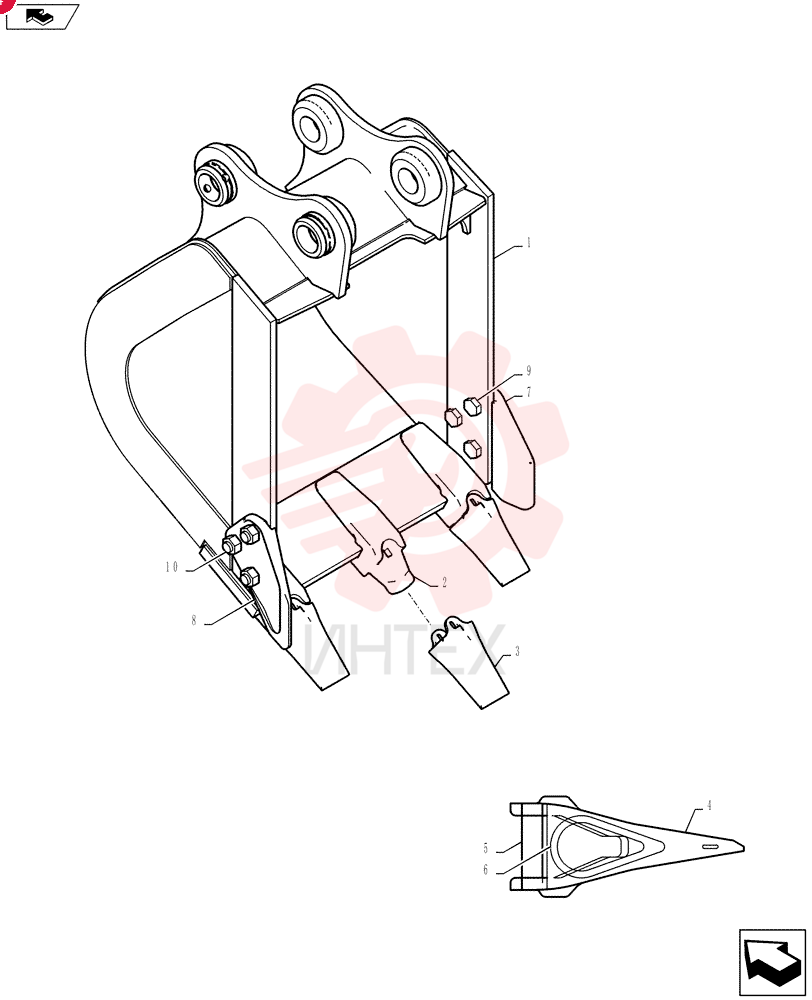 Схема (E27B) - COMPACT CRAWLER EXCAVATOR TIER 4 (NA) - ASN PV13-33453- (NATN41583-) PV61B00096P1