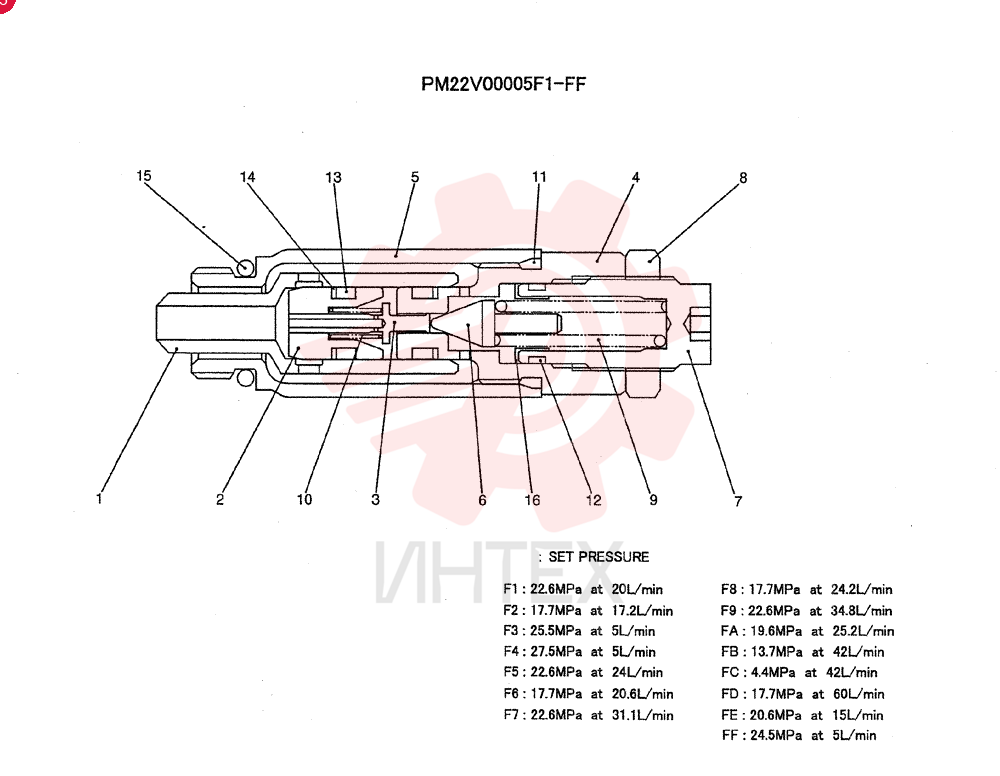 BLEEDER VALVE PM22V00005F1