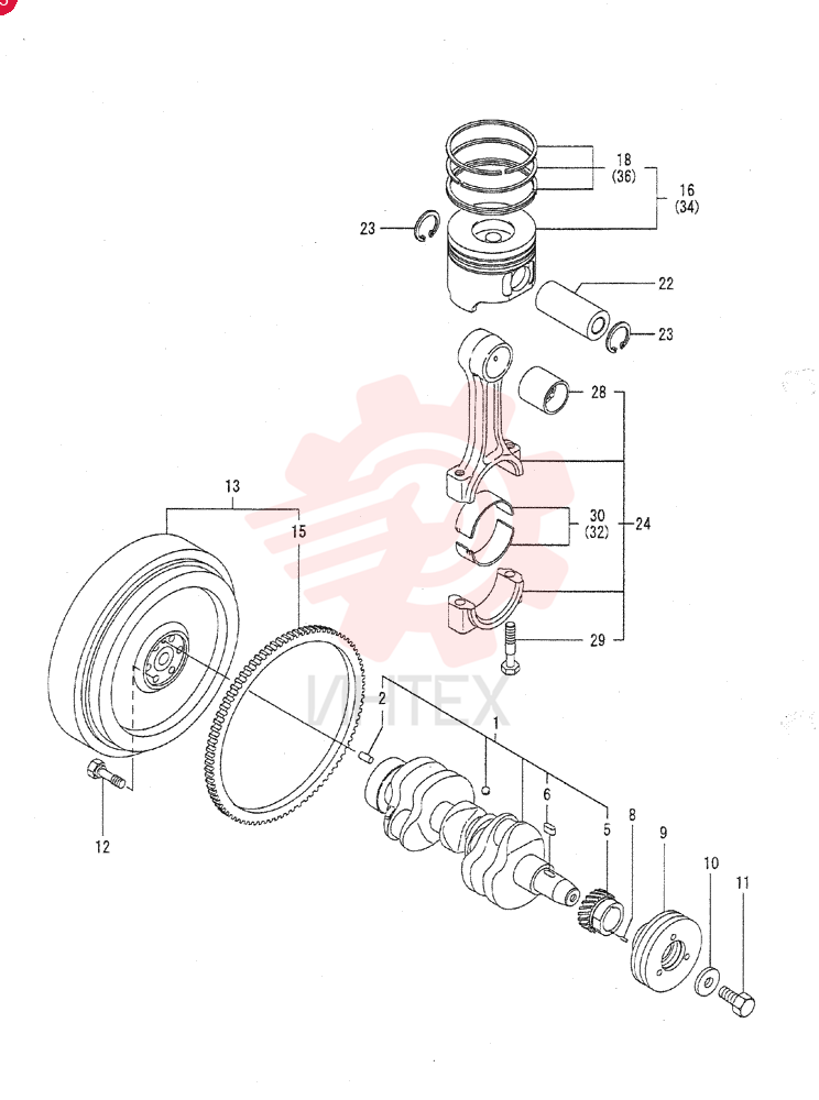 CRANKSHAFT VV11980221001