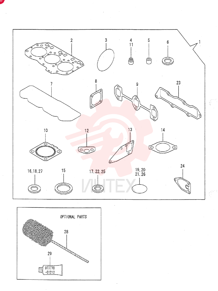 GASKET VV71980292620