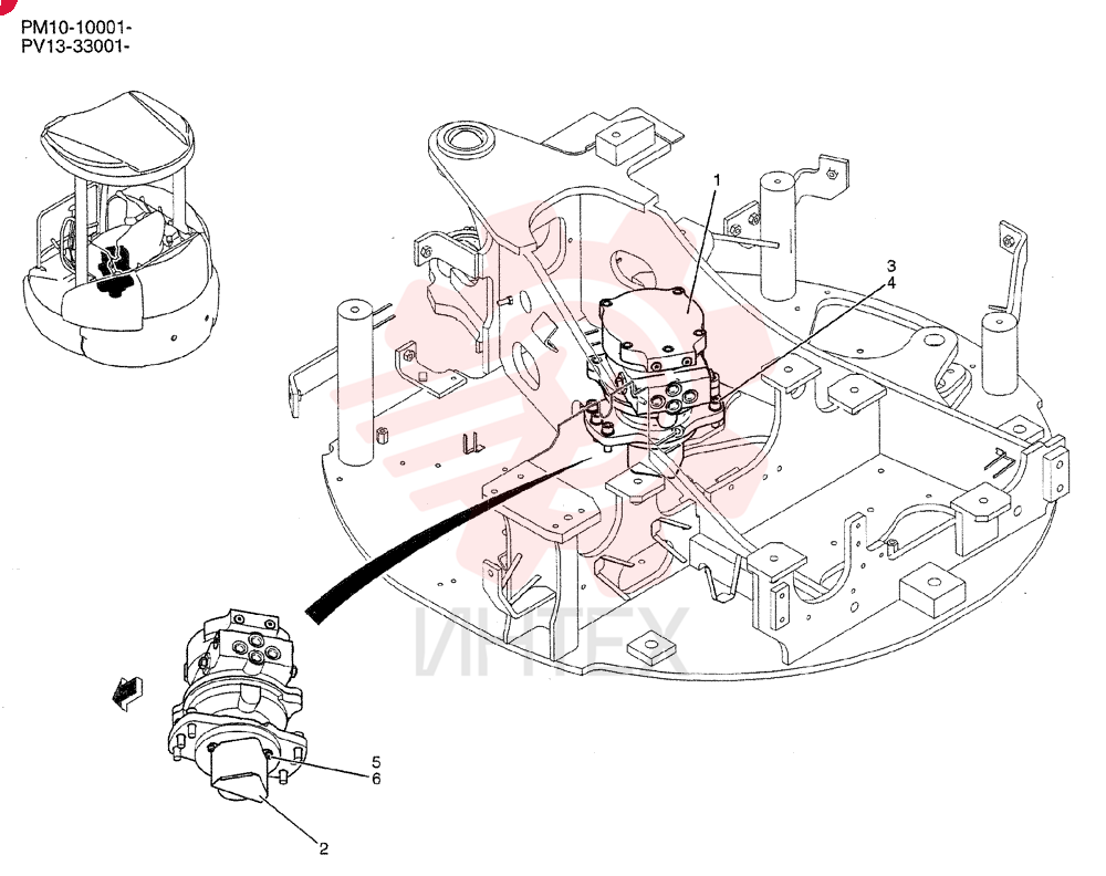 HYDRAULIC MOTOR PM15V00020F1 (1)