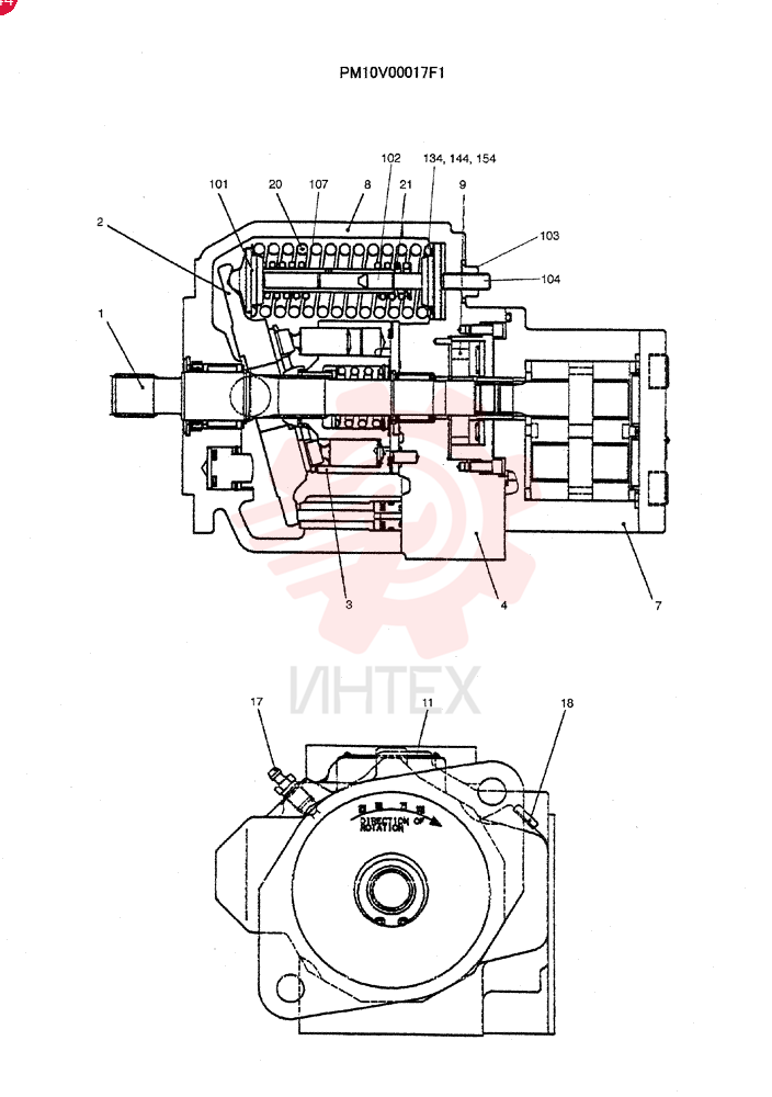 HYDRAULIC PUMP PM10V00017F1