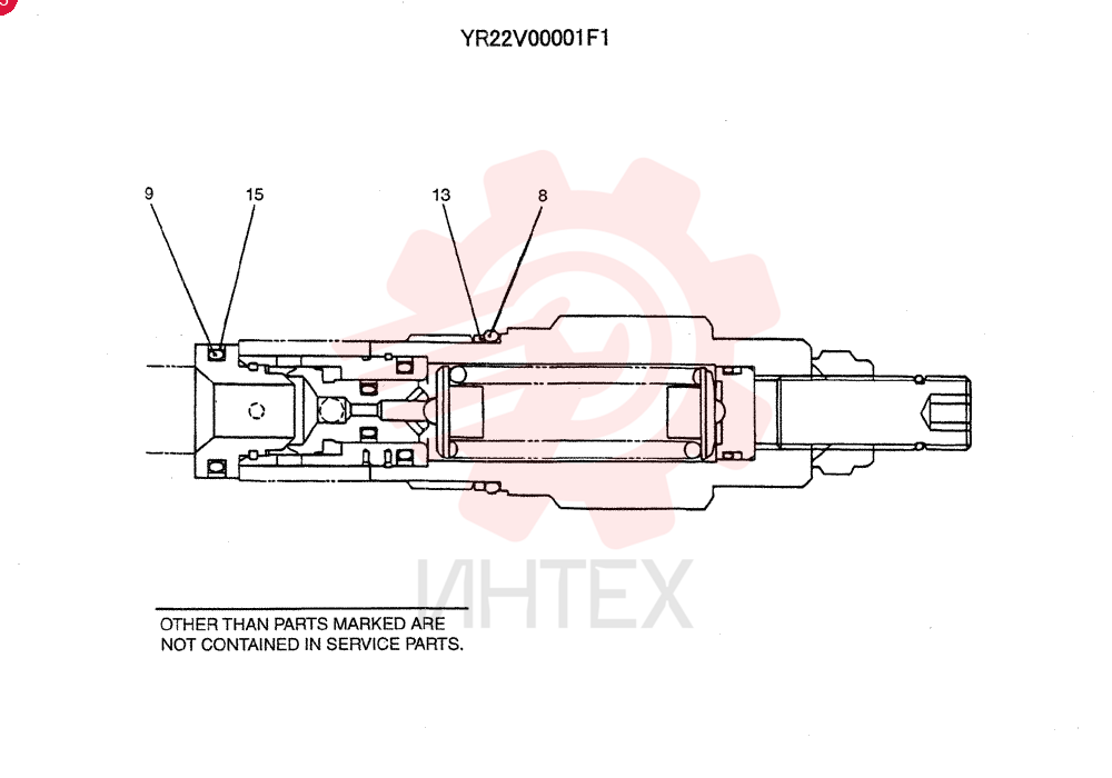 HYDRAULIC VALVE YR22V00001F1