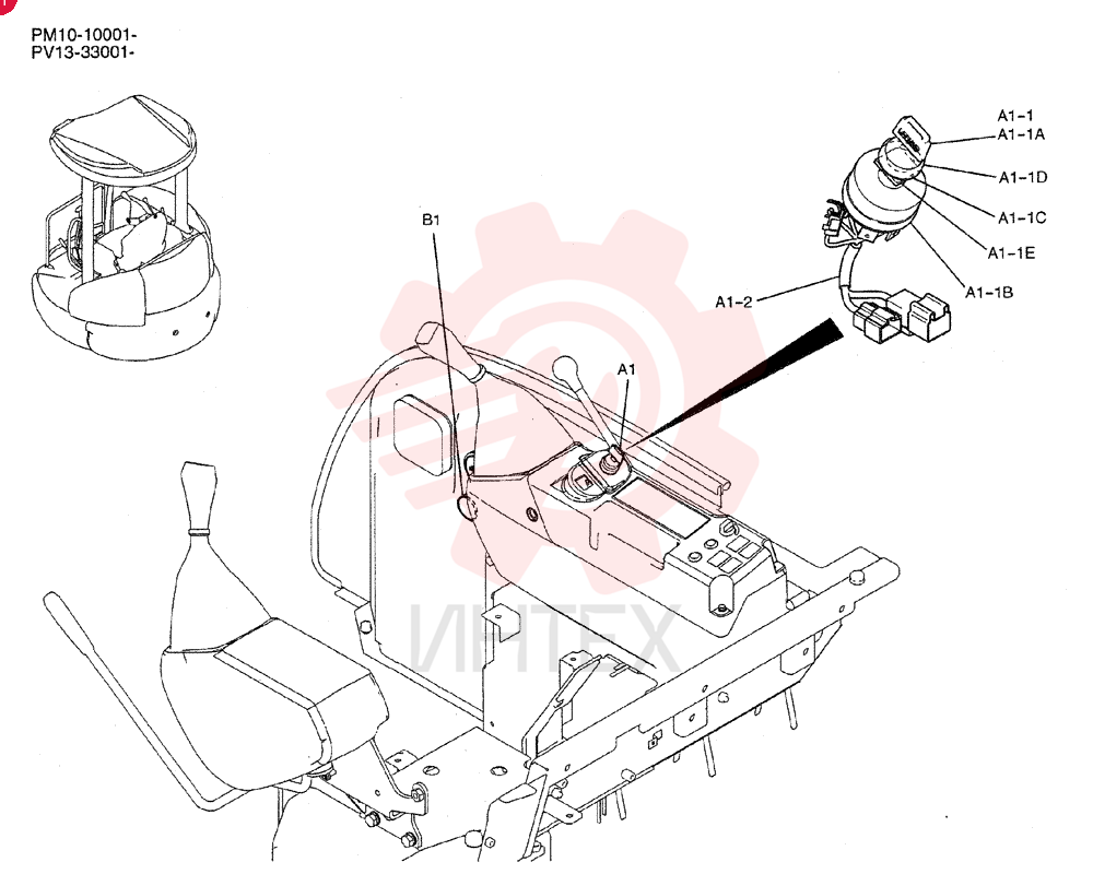 IGNITION SWITCH PW50E00003F1