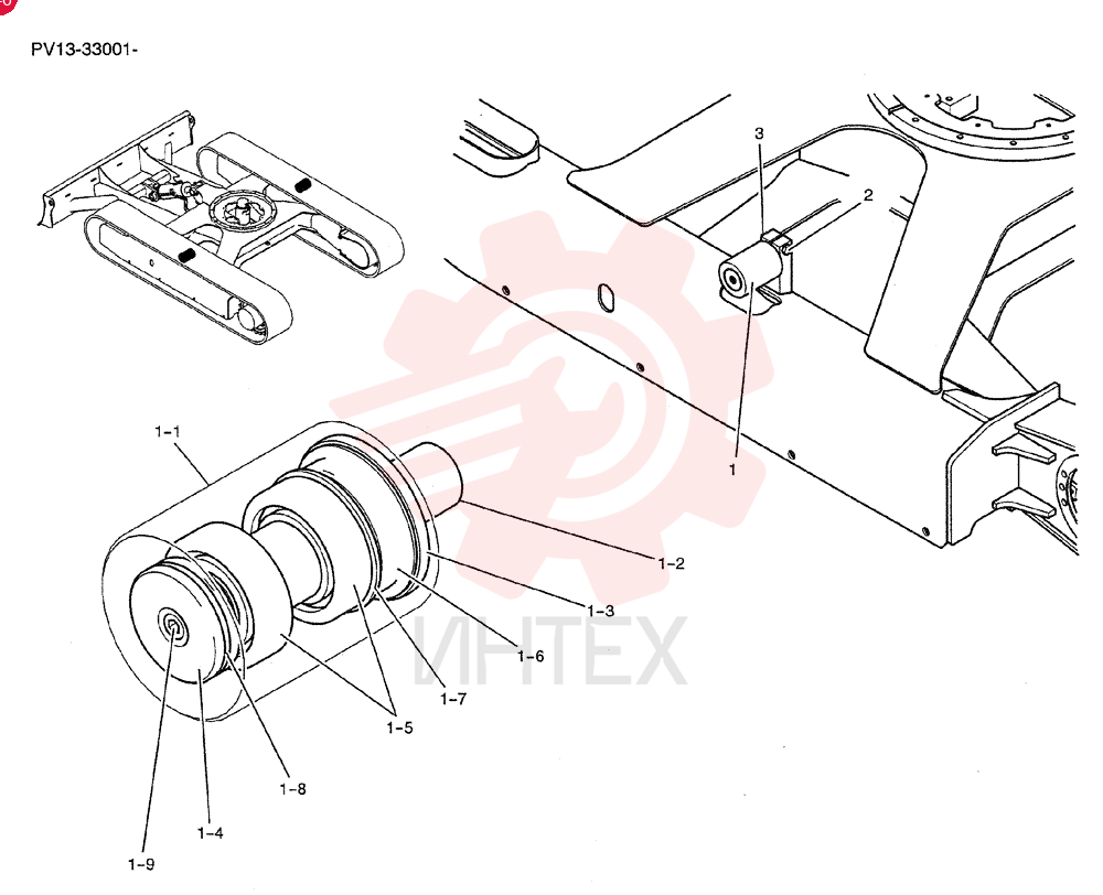 ROLLER ASSY. PW64D01017F1