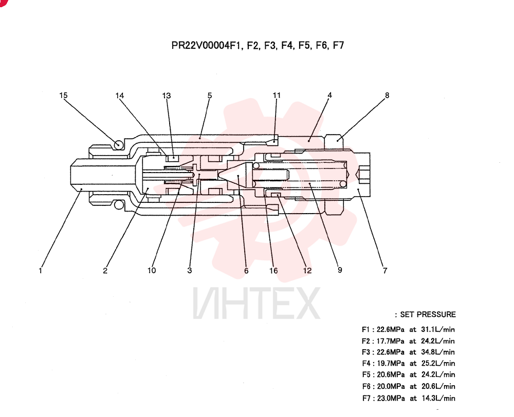 VALVE PR22V00004F1
