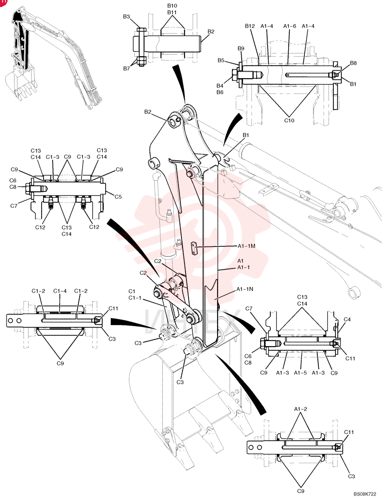 ARM Assy PV12B00124F1