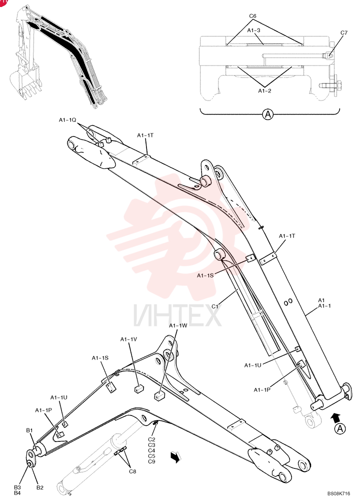 BOOM, Assy, Hoe PV02B00188F1