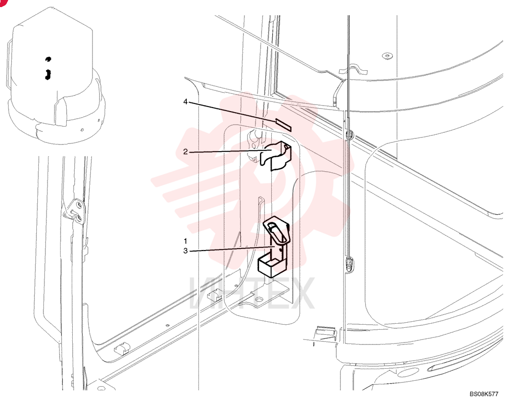 BRACKET PW02C01288P1