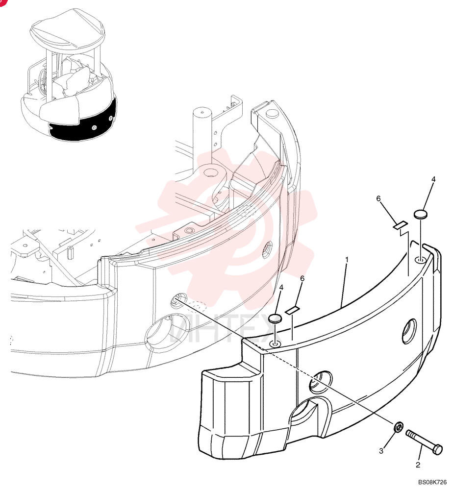 COUNTERWEIGHT PM60C00023F2