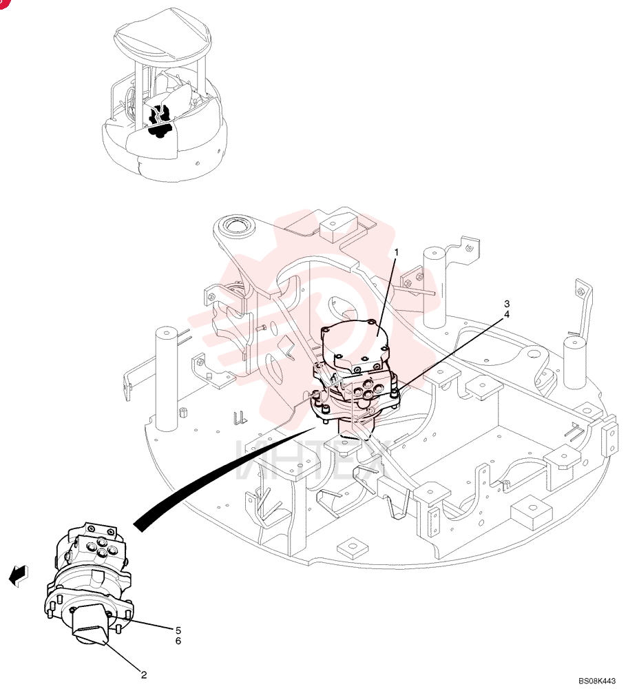 HYDRAULIC MOTOR PM15V00020F1