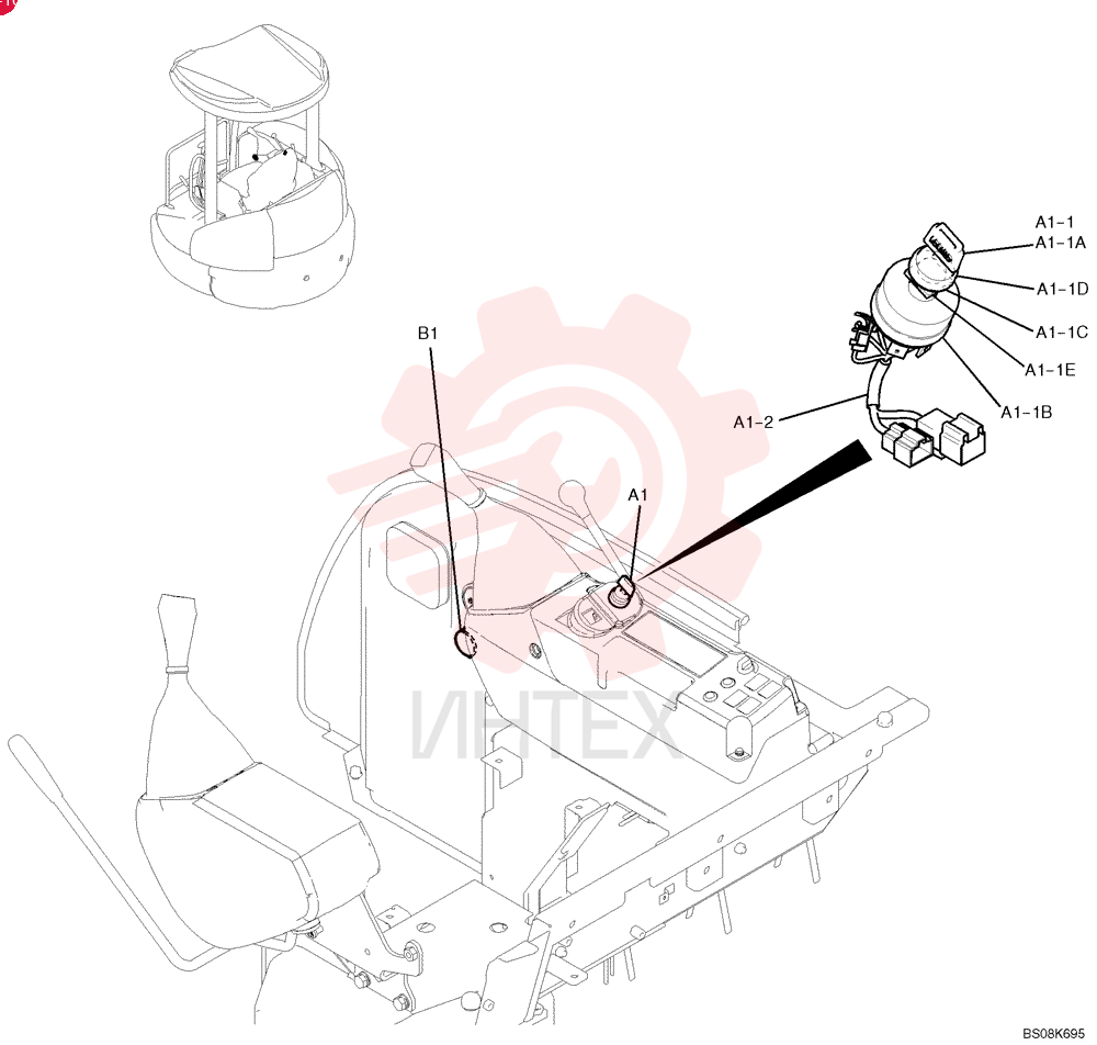 IGNITION SWITCH PW50E00003F1