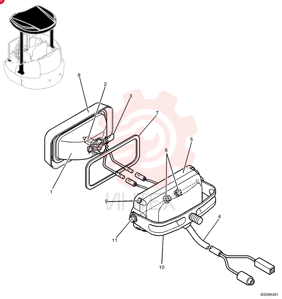 LIGHT ASSY. PW80S00003F1