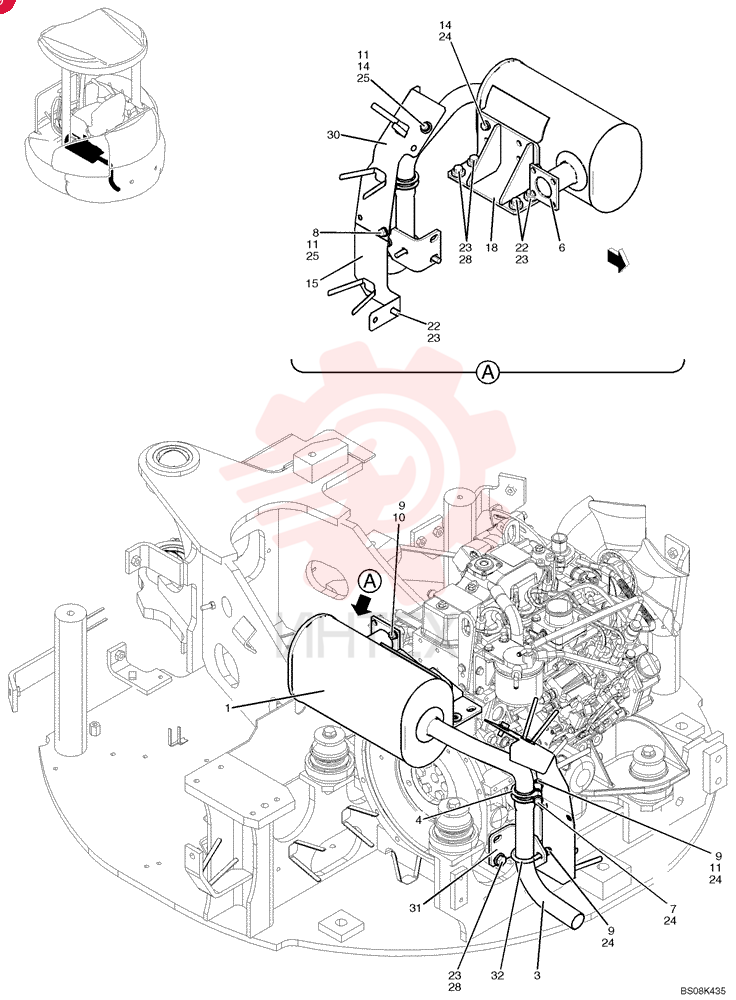 MUFFLER PM12P00018P1