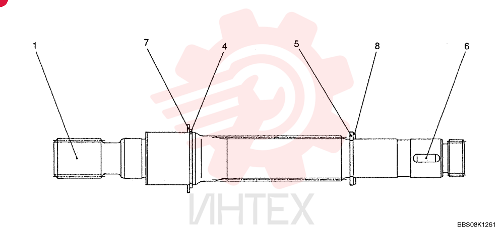 SHAFT ASSY. PM10V01001F1 (1)