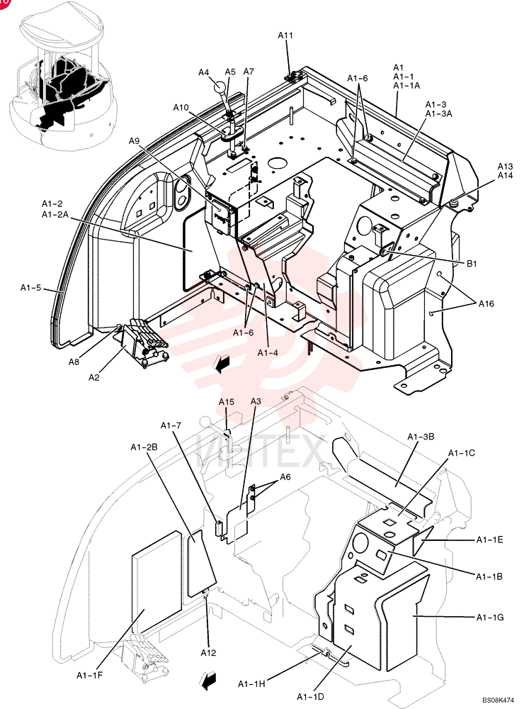 STAND ASSY, CONTROL PM10M00005F1 (2)