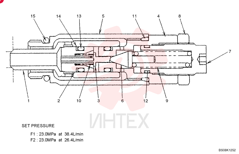 VALVE PRESSURE RELIE PX22V00004F1