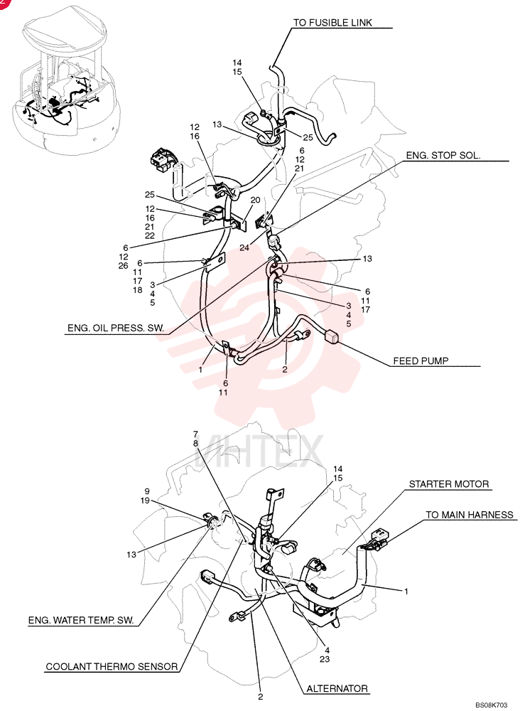 WIRE HARNESS PM16E01026P2