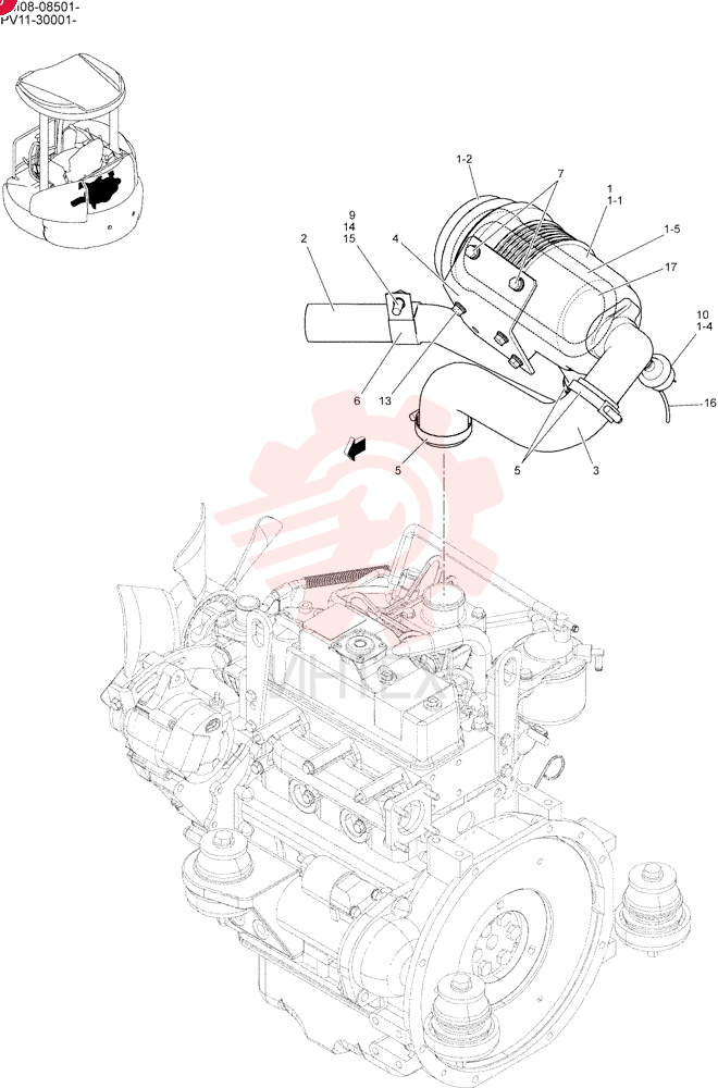 AIR CLEANER PM11P00015F1