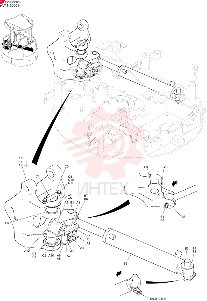 BRACKET GROUP, SWING PV02B00150F1