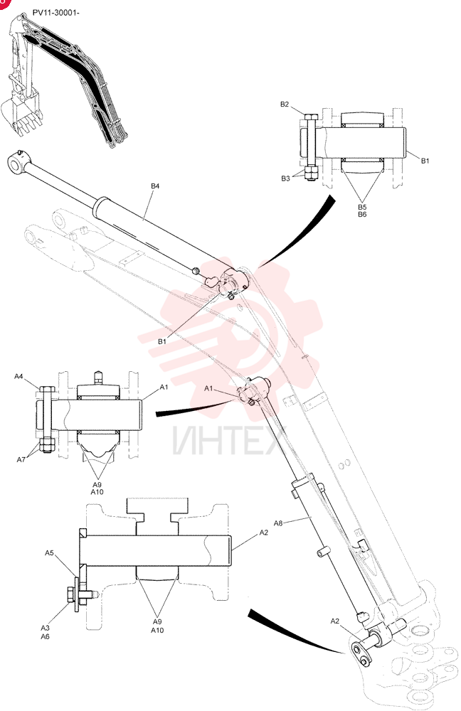 CYLINDER INSTAL PV02B00155F1