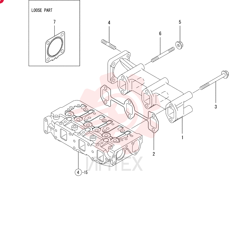 EXHAUST MANIFOLD VV11980213129