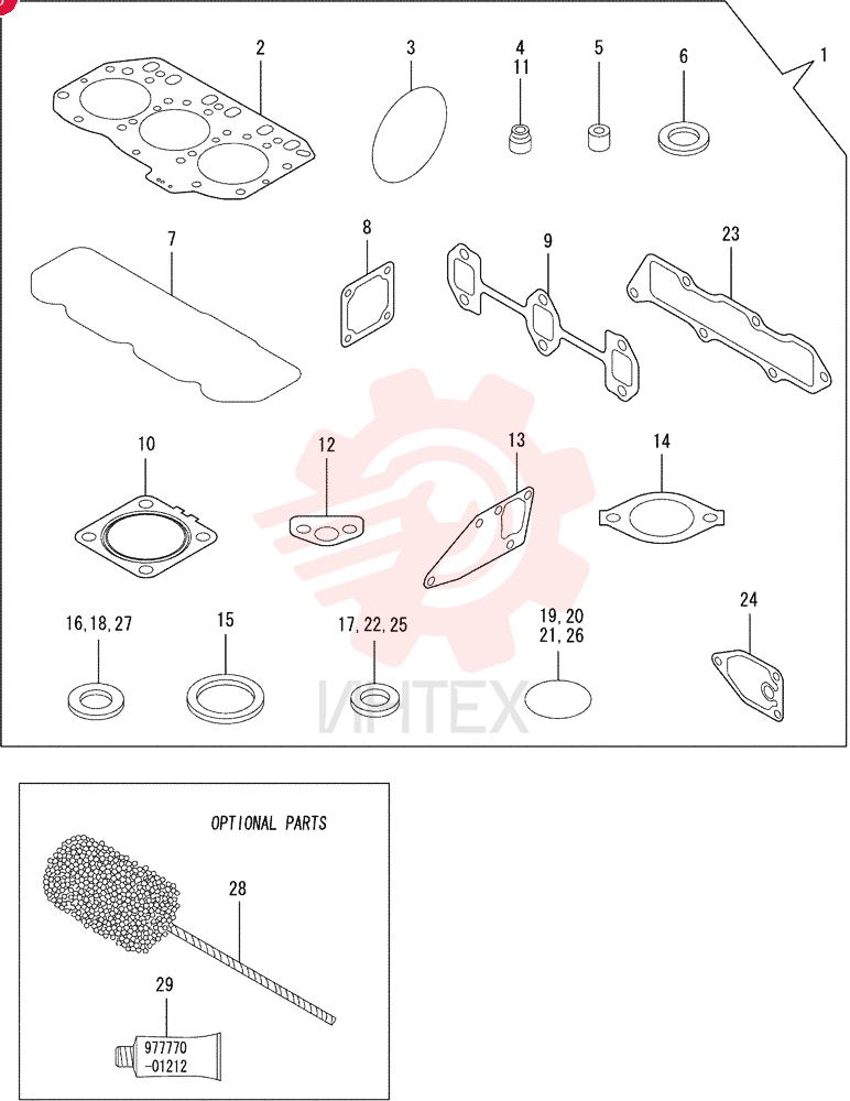 GASKET VV71980292620
