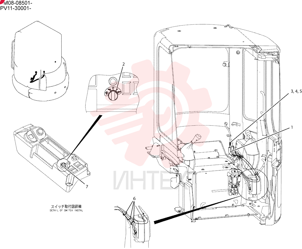HARNESS ASSY, CAB PW14E00002F1
