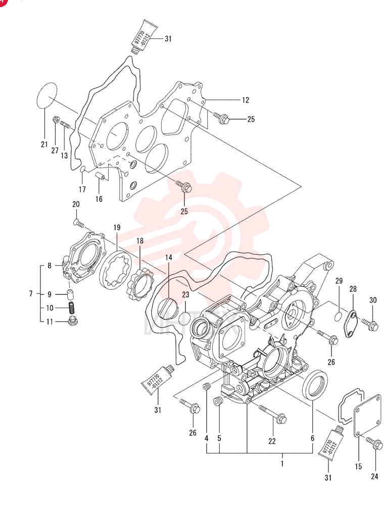 HOUSING ASSY. VV71980201500