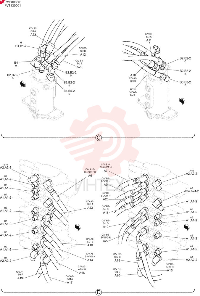 HYD CONNECTOR HH25S06006G1