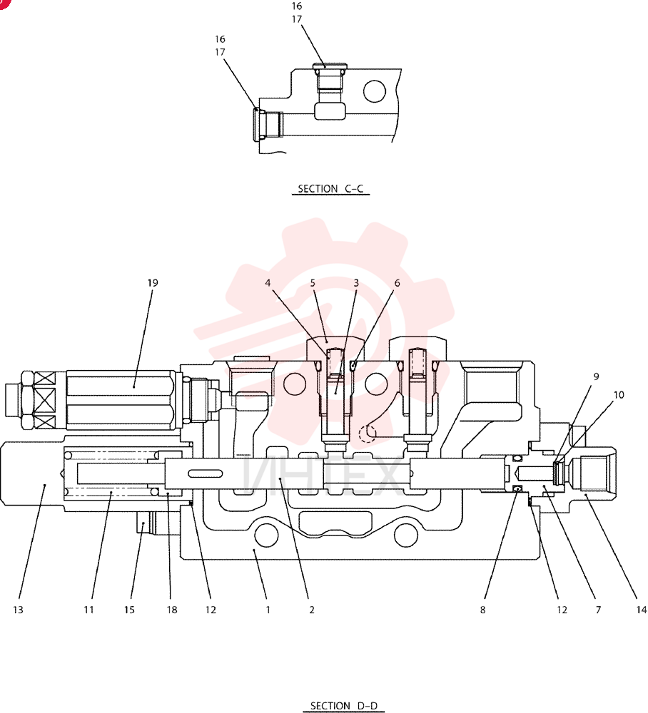 HYDRAULIC MOTOR,671CC PM15V00021F1 (1)