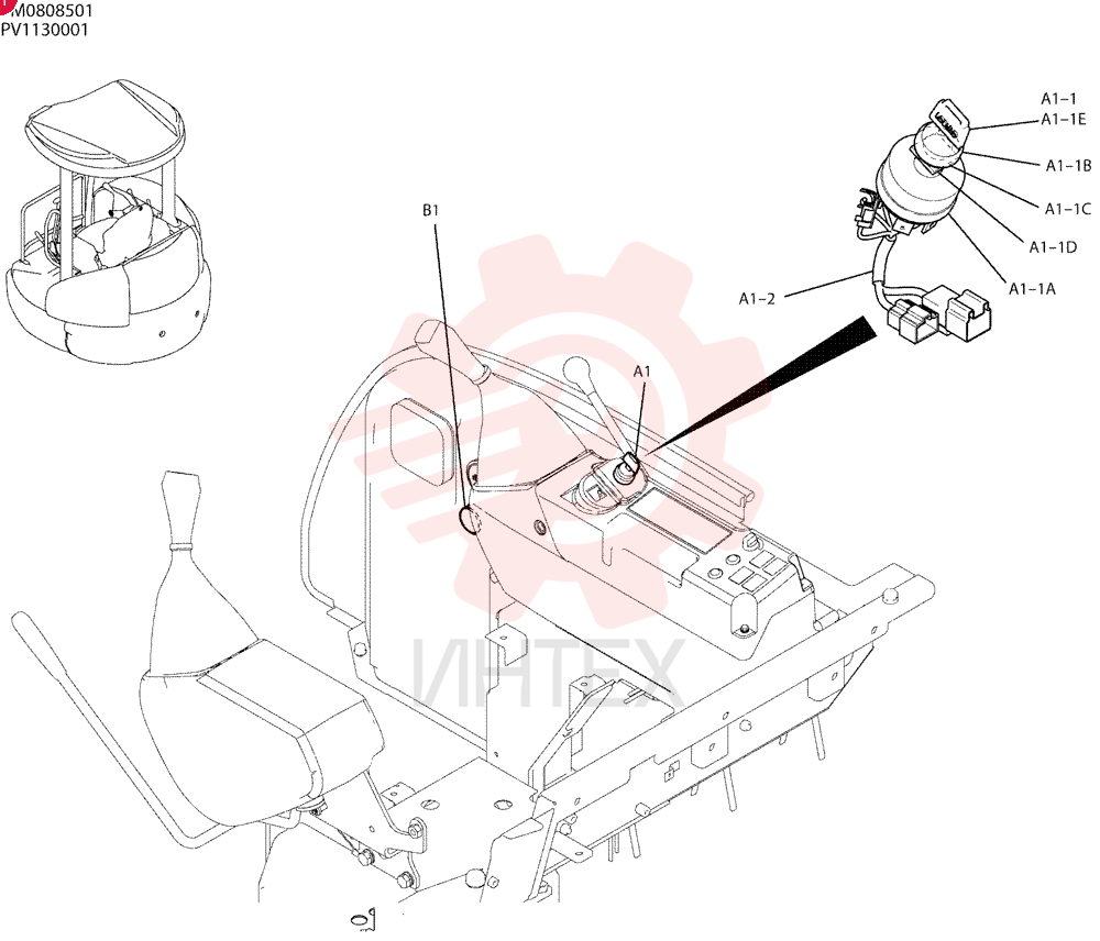 IGNITION SWITCH PW50E00003F1
