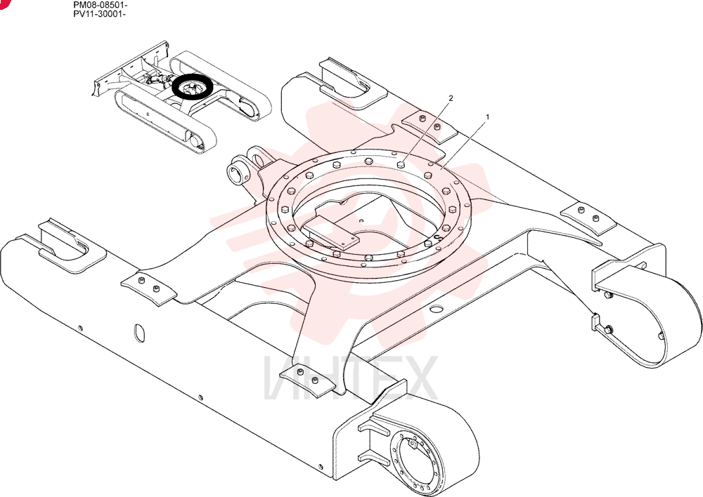 RING ASSY, SLEWING PM40F00013F1