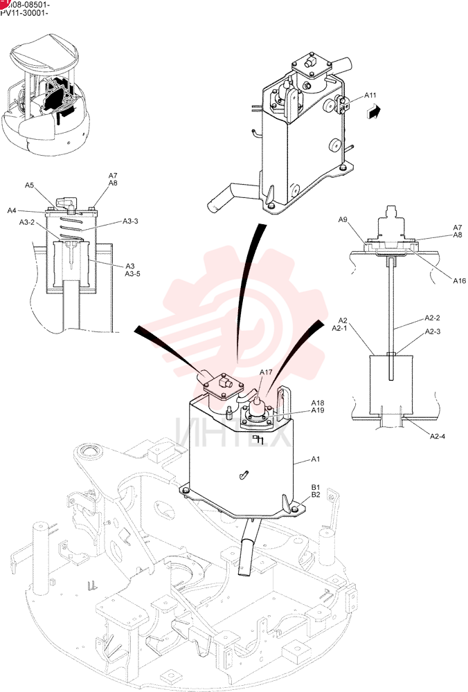 TANK ASSY, HYD (NIBBLER & BREAKER) PM33H00032F1