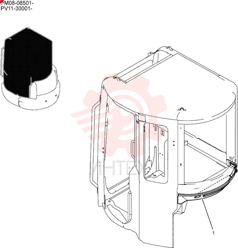 CAB INSTAL PM02C00034F1