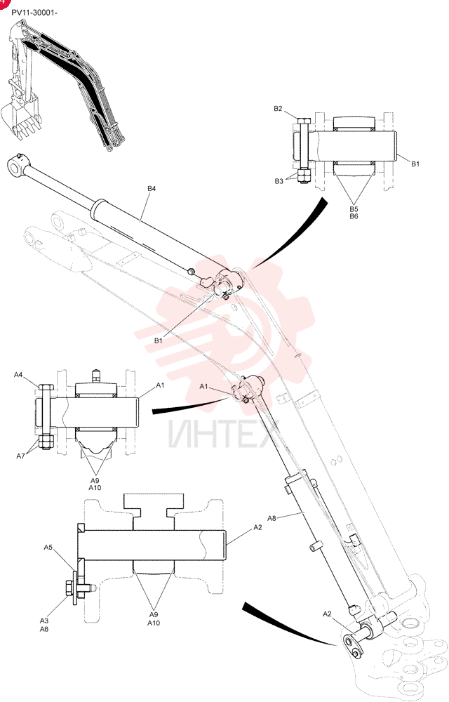 CYLINDER INSTAL PV02B00140F1