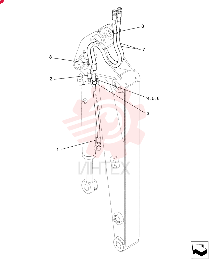 Hyd., Arm 1.18m
