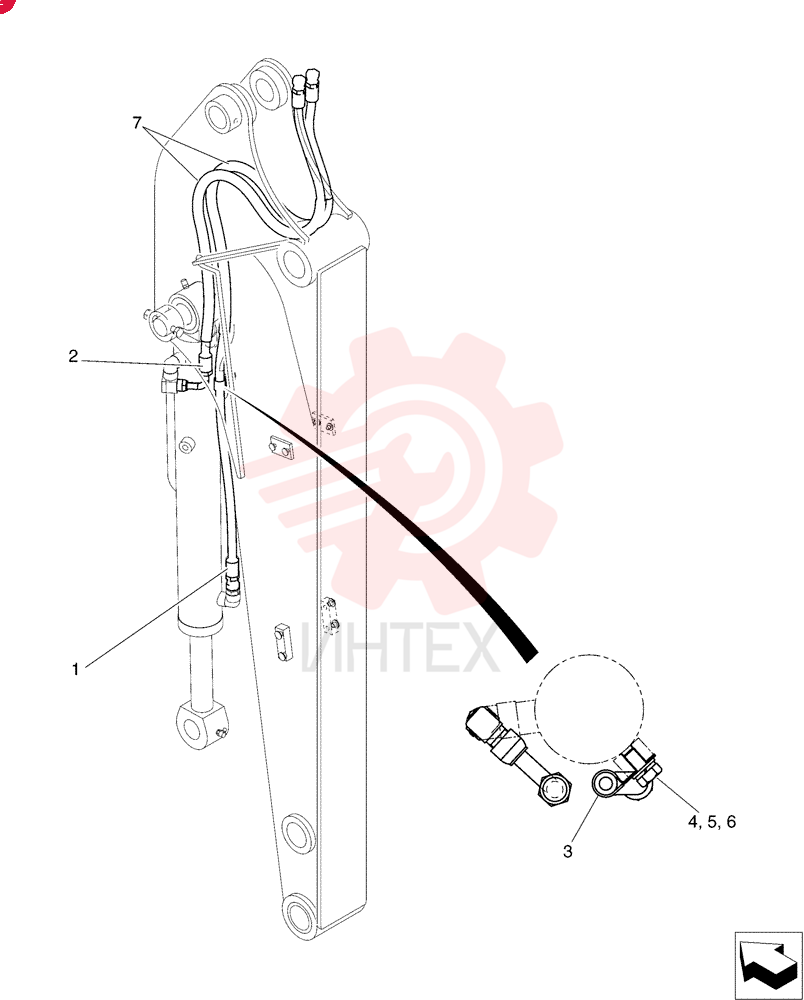 Hyd., Arm 1.47m